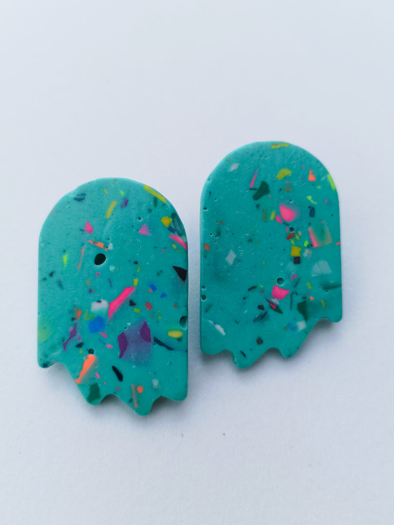 Boucles d'oreilles Irene - Formes originales terrazzo