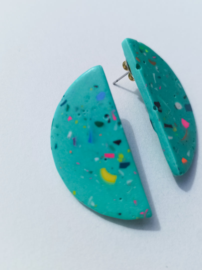 Boucles d'oreilles Benita - Demi-lunes fait main