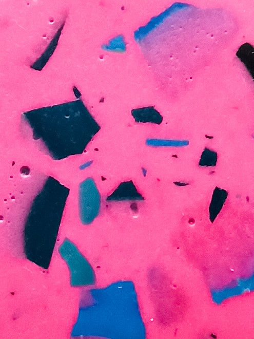 Boucles d'oreilles Egg Longues - pendantes graphiques fait main