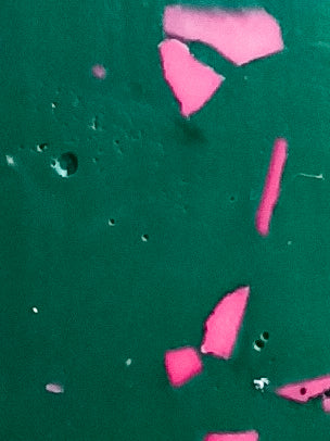 Boucles d'oreilles Egg - en Jesmonite colorée