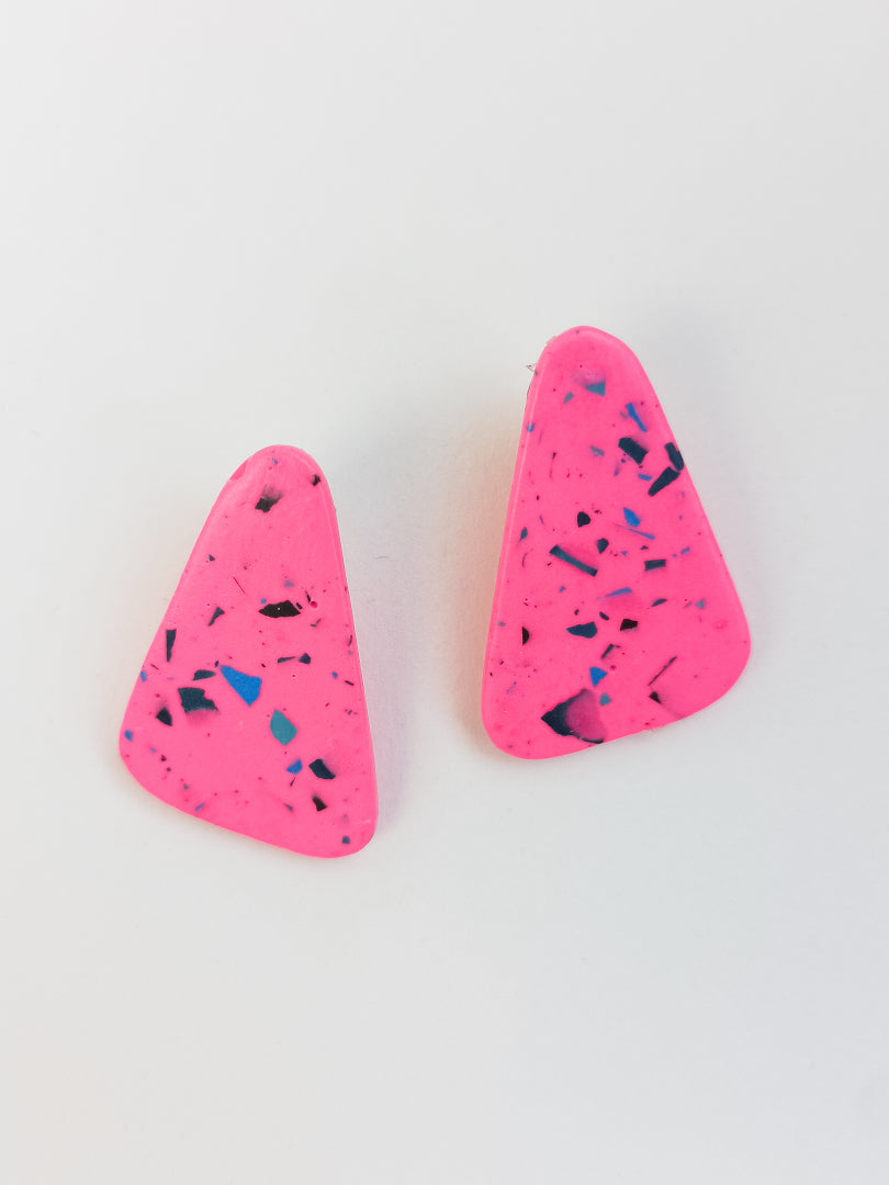Boucles d'oreilles Alma - Motifs Terrazzo fait main