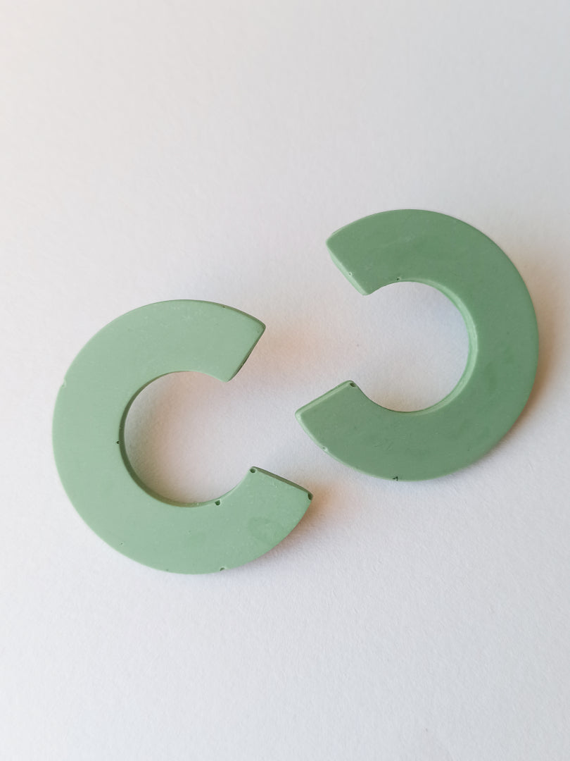 Boucles d'oreilles DeuxC - graphiques et colorées