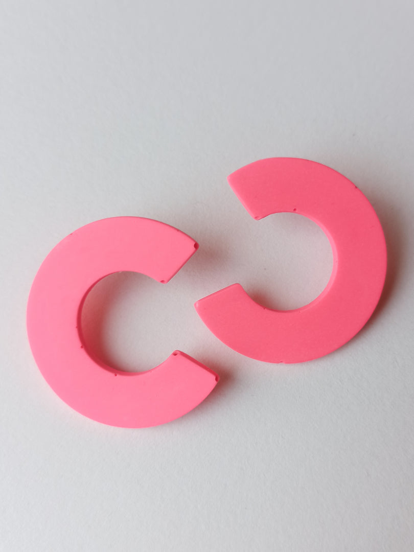 Boucles d'oreilles DeuxC - graphiques et colorées