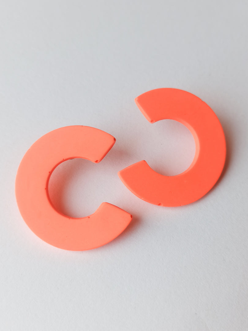 Boucles d'oreilles DeuxC - graphiques et colorées