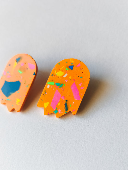 Boucles d'oreilles Irene - Formes originales terrazzo