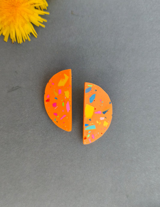 Boucles d'oreilles Benita - Demi-lunes fait main