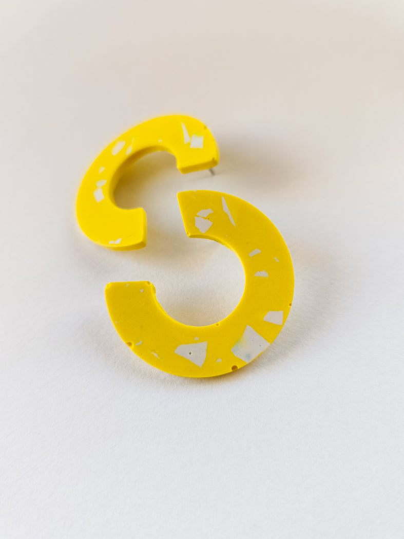 Boucles d'oreilles DeuxC - graphiques et colorées