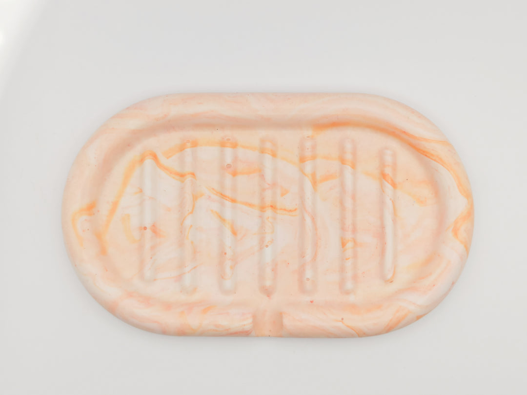 Porte-savon – fait main en Jesmonite colorée