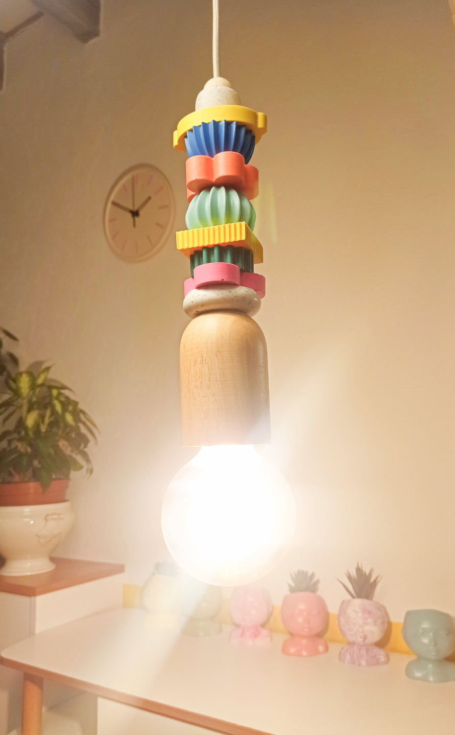 Suspension Annette – Luminaire coloré et joyeux